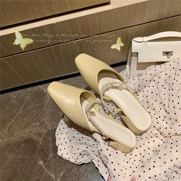 slippers kmeioo casual low heel mules woman pearl slides pointed toe mule shallow soild slip-on basic sandals, Black
slippers kmeioo casual low heel mules woman pearl slides pointed toe mule shallow soild slip-on basic sandals, Black