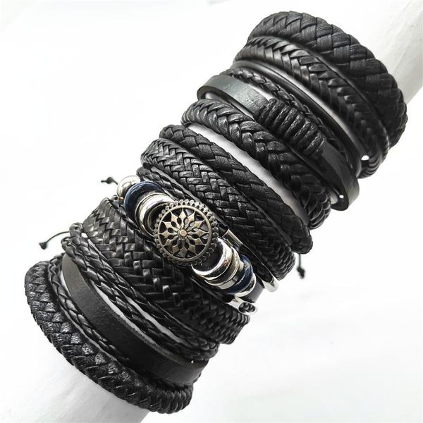 wholesale bracelets fashion black 10 pcs/set handmade weave wrap leather men for women bangles homme male jewellery tennis, Golden;silver
wholesale bracelets fashion black 10 pcs/set handmade weave wrap leather men for women bangles homme male jewellery tennis, Golden;silver