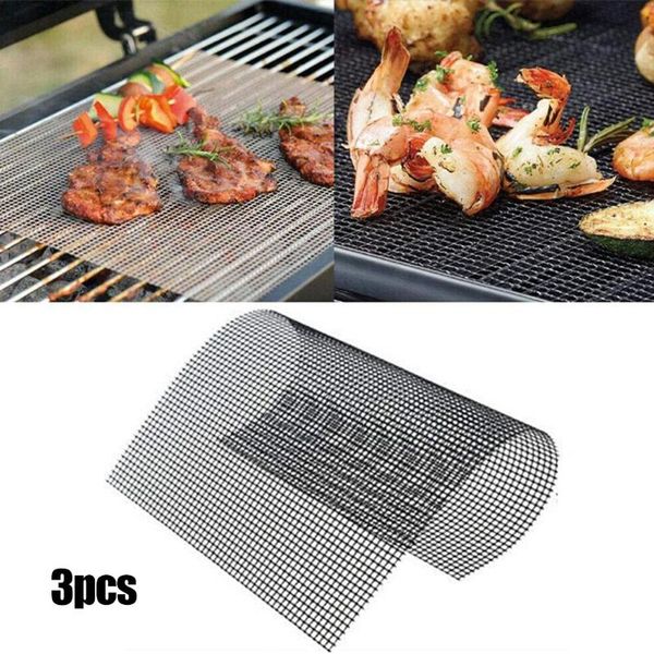 tools & accessories 3pcs bbq mats grill mesh non-stick mat reusable 40 x 30cm oven cooking liner
tools & accessories 3pcs bbq mats grill mesh non-stick mat reusable 40 x 30cm oven cooking liner