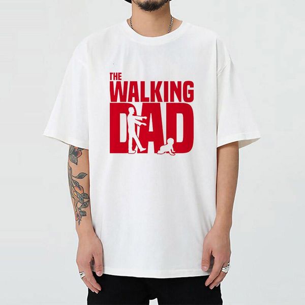 men's t-shirts the walking dad essential arrival of white designer cotton graphic oversize ulzzang harajuku gothic clothing, White;black
men's t-shirts the walking dad essential arrival of white designer cotton graphic oversize ulzzang harajuku gothic clothing, White;black