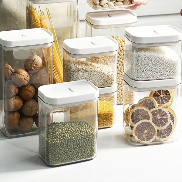 storage bottles & jars food container sealed can grain refrigerator kitchen transparent box dry goods tea tank 
storage bottles & jars food container sealed can grain refrigerator kitchen transparent box dry goods tea tank