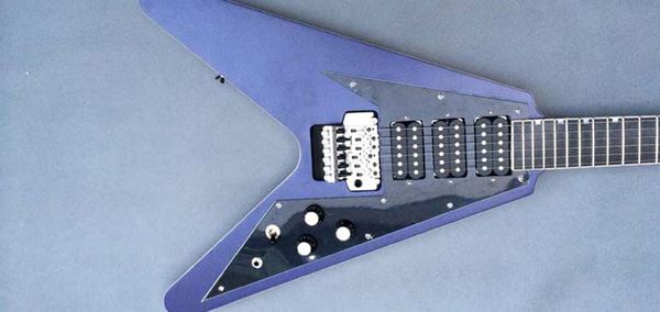 custom fly-v electric guitar mahogany fingerboard ebony with black pickguard ,can customize
custom fly-v electric guitar mahogany fingerboard ebony with black pickguard ,can customize