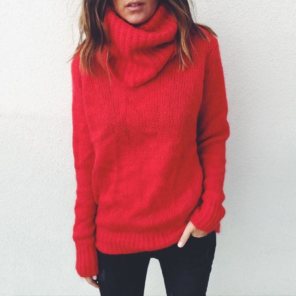 hoodie sweater knitted or crocheted high-collar polo soft-neck pullovers of womanly elasticity free, Black 
hoodie sweater knitted or crocheted high-collar polo soft-neck pullovers of womanly elasticity free, Black
