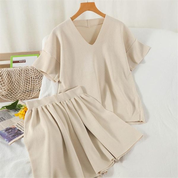 women's tracksuits women casual knitted two piece short set summer autumn sleeve knit pullover t shirt + wide leg shorts outfits korean, Gray
women's tracksuits women casual knitted two piece short set summer autumn sleeve knit pullover t shirt + wide leg shorts outfits korean, Gray