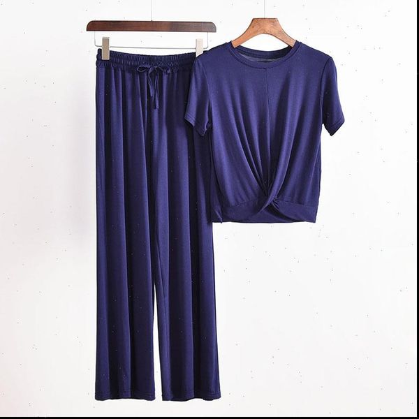2pcs summer casual home womens sleepwears clothes modal pajamas elastic loose homewear set short sleeve pant female sleepwear, Black;red
2pcs summer casual home womens sleepwears clothes modal pajamas elastic loose homewear set short sleeve pant female sleepwear, Black;red