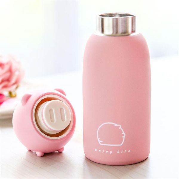 water bottles stainless steel vacuum flask outdoor insulation long time heat preservation 300ml cute pig women bottle
water bottles stainless steel vacuum flask outdoor insulation long time heat preservation 300ml cute pig women bottle
