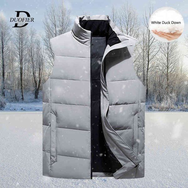 winter down jacket vest men warm thicken outerwear sleeveless casual white duck coat fashion zipper windproof, Black
winter down jacket vest men warm thicken outerwear sleeveless casual white duck coat fashion zipper windproof, Black
