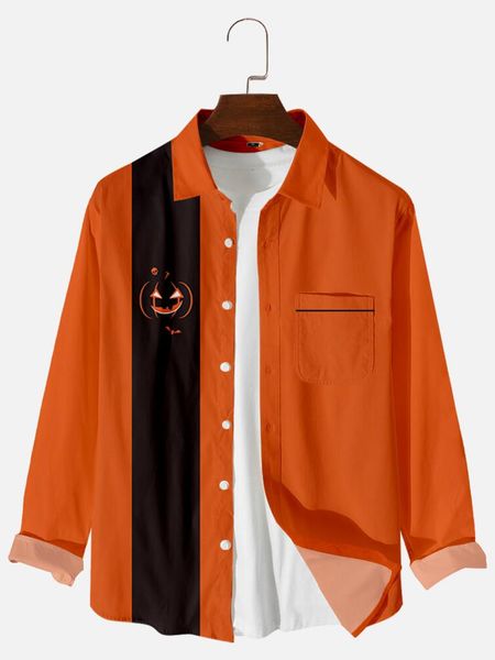 men's casual shirts 2021 2 halloween striped pattern digital printing loose large button long sleeve cardigan shirt, White;black
men's casual shirts 2021 2 halloween striped pattern digital printing loose large button long sleeve cardigan shirt, White;black