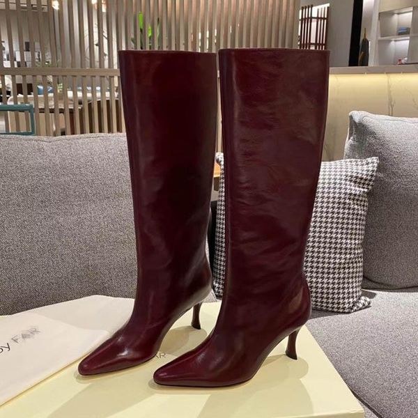 boots no zipper genuine leather knee high women's 2021 autumn winter fashion female shoes black red beige brown khaki green
boots no zipper genuine leather knee high women's 2021 autumn winter fashion female shoes black red beige brown khaki green