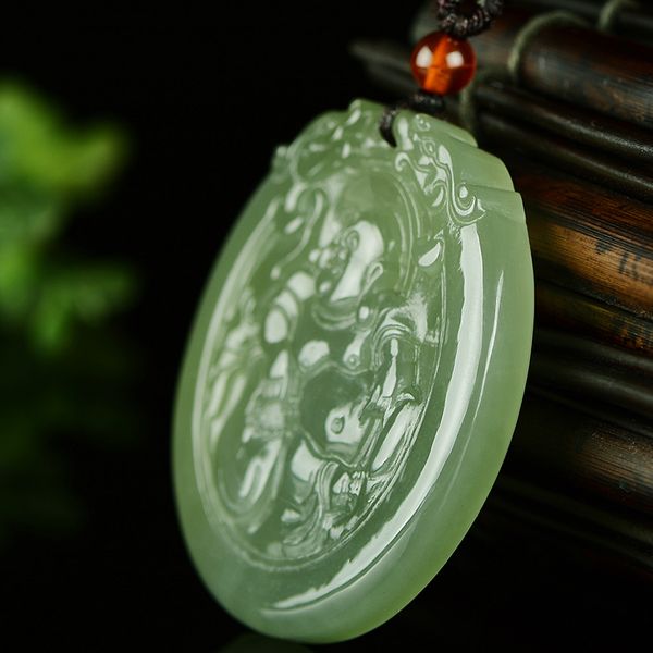 natural hetian green jade pendant jade guanyin buddha jade pendants necklaces jadeite jewelry necklace women men brand, Red;blue
natural hetian green jade pendant jade guanyin buddha jade pendants necklaces jadeite jewelry necklace women men brand, Red;blue