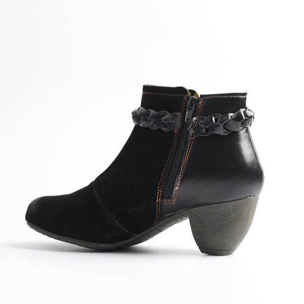 boots 2021 fashion leather leisure short shoes women zipper shoelaces design canvas, Black
boots 2021 fashion leather leisure short shoes women zipper shoelaces design canvas, Black