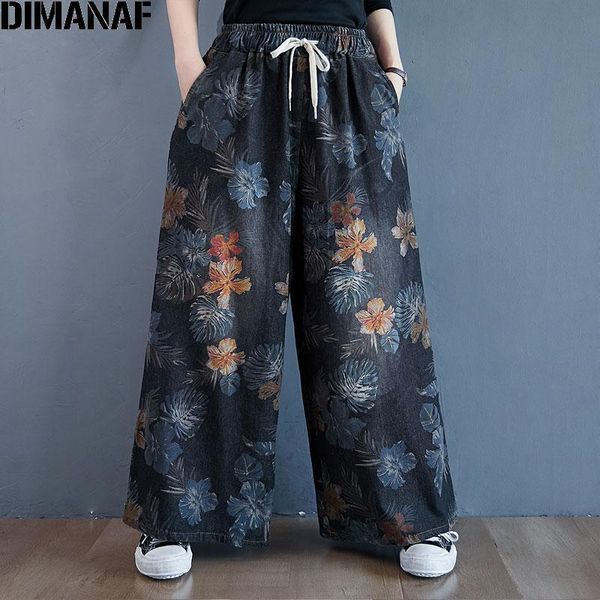 plus size women jeans pants vintage floral print wide leg loose denim female trousers pantalones women's, Blue
plus size women jeans pants vintage floral print wide leg loose denim female trousers pantalones women's, Blue