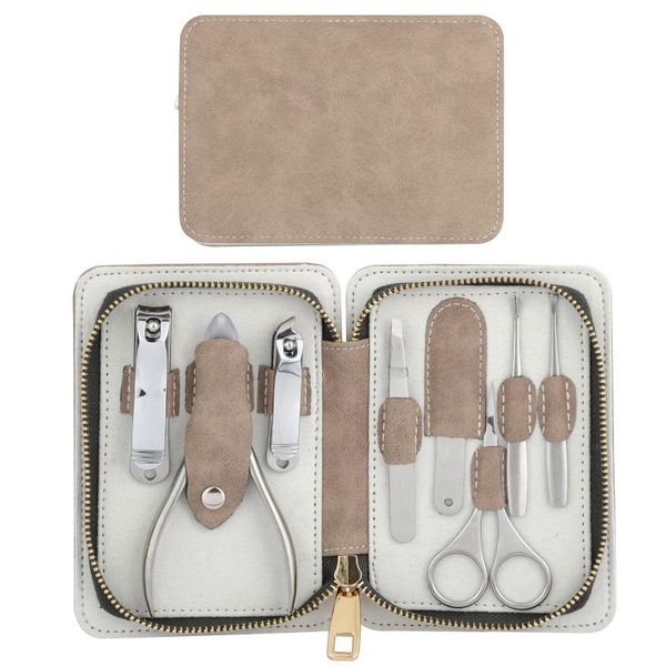 stainless steel nail beauty kit set scissors eyebrow pliers ear spoon +leather portable travel bag personal care tools art kits
stainless steel nail beauty kit set scissors eyebrow pliers ear spoon +leather portable travel bag personal care tools art kits