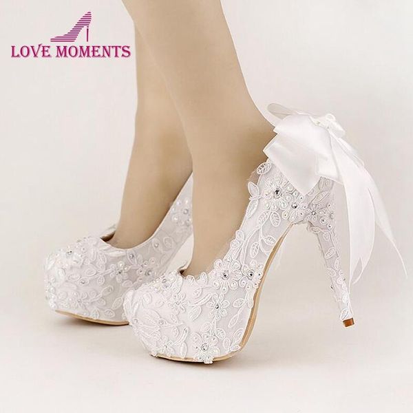 sweet white ribbon bows bridal shoes high heel platform with stiletto wedding handmade comfortable satin women dress, Black
sweet white ribbon bows bridal shoes high heel platform with stiletto wedding handmade comfortable satin women dress, Black