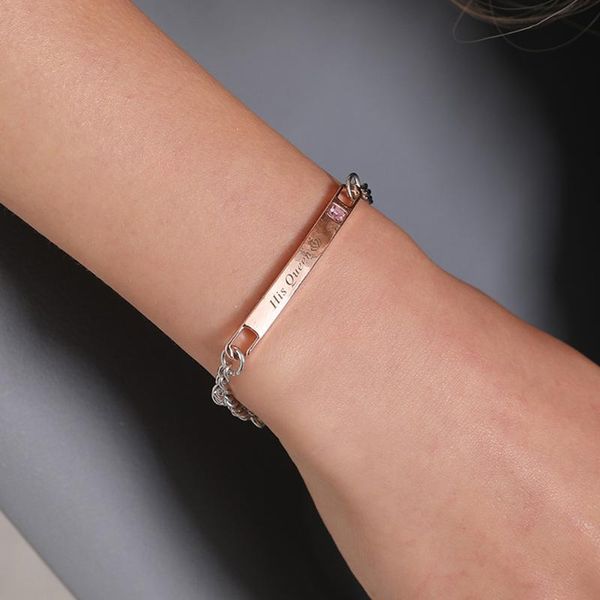 charm bracelets bracelet for women's his queen her king stainless steel black rose gold color chain crystal couple 2021 men jewelry, Golden;silver
charm bracelets bracelet for women's his queen her king stainless steel black rose gold color chain crystal couple 2021 men jewelry, Golden;silver