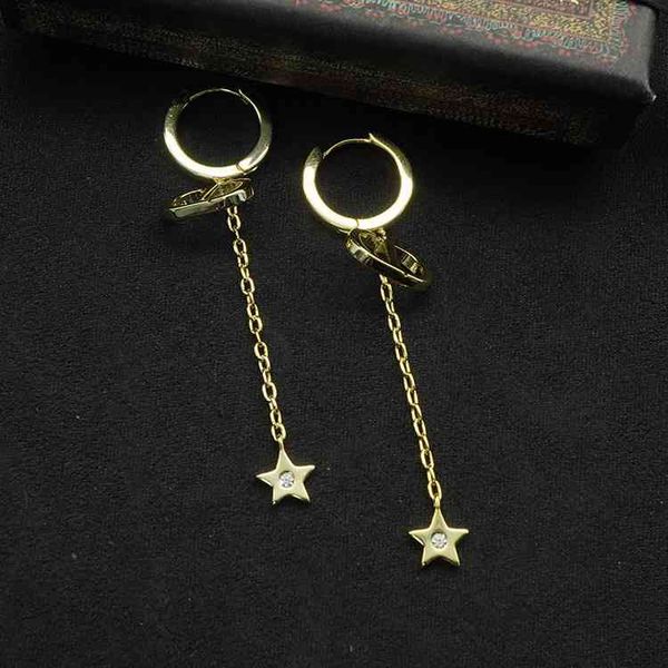 / diamond luxury earrings fashion designer jewelry d family single di cd star long tassel female korean style temperament simple, Red;brown
/ diamond luxury earrings fashion designer jewelry d family single di cd star long tassel female korean style temperament simple, Red;brown