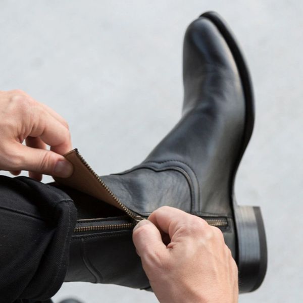 men western trendy boots outdoor winter platform pointed toe mid heel motorcycle boots zipper solid pu leather rome boots men mm, Black;white
men western trendy boots outdoor winter platform pointed toe mid heel motorcycle boots zipper solid pu leather rome boots men mm, Black;white