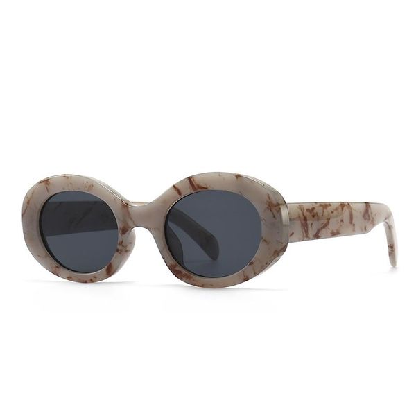 sunglasses 2021 retro oval women vintage brand designer leopard frame female round sun glasses ladies eyewear accessories, White;black
sunglasses 2021 retro oval women vintage brand designer leopard frame female round sun glasses ladies eyewear accessories, White;black