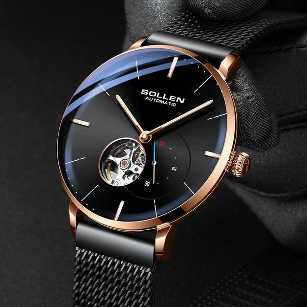 switzerland sollen japan miyota automatic mechanical men watches sapphire waterproof luminous skeleton clock sl305x wristwatche wristwatches, Slivery;brown
switzerland sollen japan miyota automatic mechanical men watches sapphire waterproof luminous skeleton clock sl305x wristwatche wristwatches, Slivery;brown