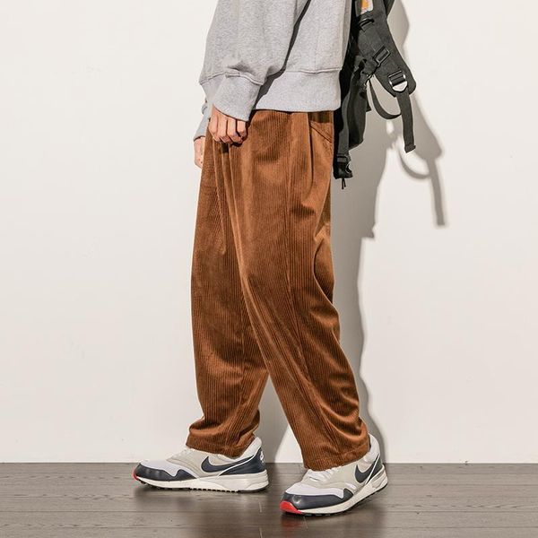 men's pants spring and autumn casual loose staight trousers elastic waist sport corduroy plus size m-5xl, Black
men's pants spring and autumn casual loose staight trousers elastic waist sport corduroy plus size m-5xl, Black