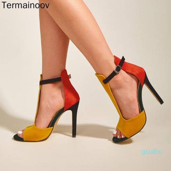 dress shoes termainoov women pumps buckle r high heels opened toe lady party brand sandals, Black
dress shoes termainoov women pumps buckle r high heels opened toe lady party brand sandals, Black