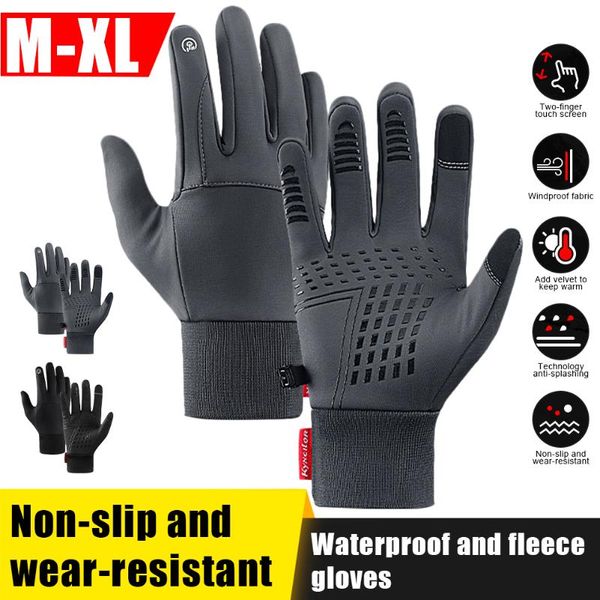cycling gloves autumn winter men touch screen waterproof windproof outdoor sports warm thermal fleece running ski women, Black
cycling gloves autumn winter men touch screen waterproof windproof outdoor sports warm thermal fleece running ski women, Black