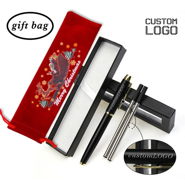gel pens 1 set customized logo christmas simple pen metal signature business gifts school office supplies with case bag
gel pens 1 set customized logo christmas simple pen metal signature business gifts school office supplies with case bag