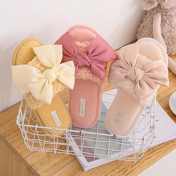 slippers cute butterfly-knot women fur open-toe solid bedroom flat ladies flock shoes non-slip chic fuzzy, Black
slippers cute butterfly-knot women fur open-toe solid bedroom flat ladies flock shoes non-slip chic fuzzy, Black