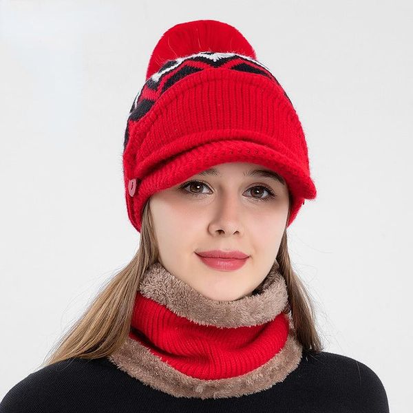 beanie/skull caps women's hat thickened warm beanies knitted winter windproof geometric patterns scarf gloves three pieces, Blue;gray
beanie/skull caps women's hat thickened warm beanies knitted winter windproof geometric patterns scarf gloves three pieces, Blue;gray