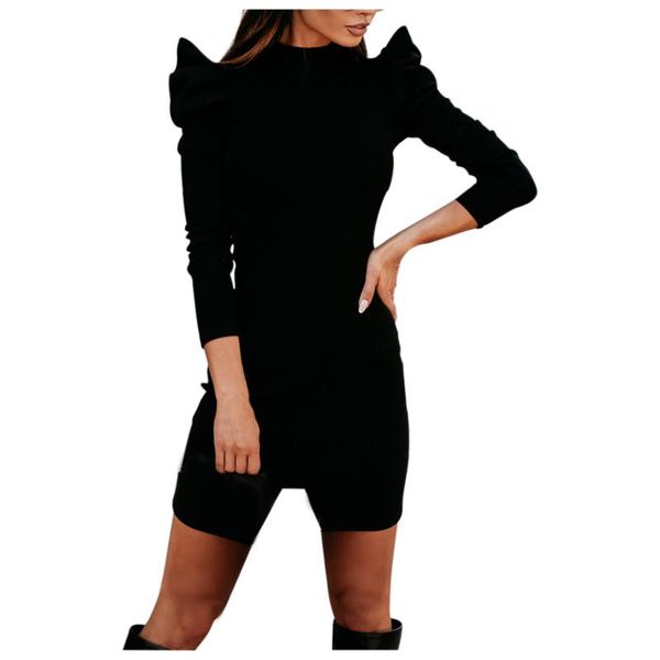 casual dresses 2021 autumn winter women dress high collar bishop sleeve package hip fashion retro loose atmosphere simple temperament, Black;gray
casual dresses 2021 autumn winter women dress high collar bishop sleeve package hip fashion retro loose atmosphere simple temperament, Black;gray