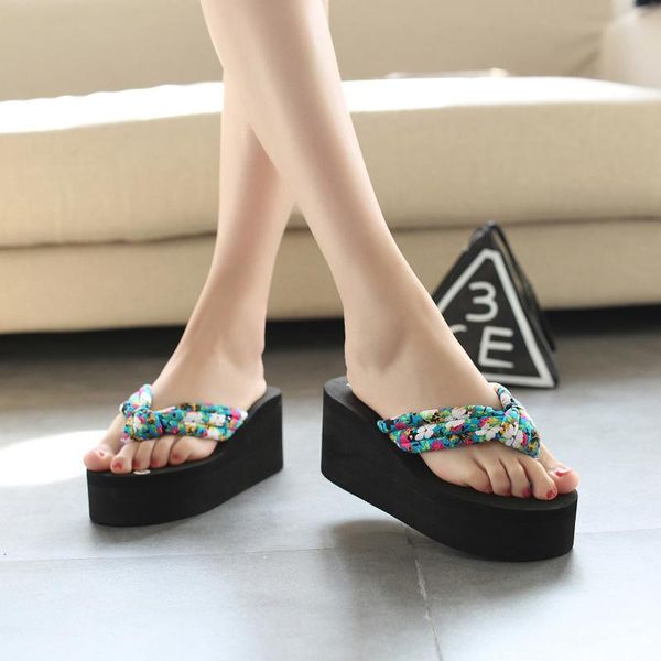 slippers summertime flip flops, women's sweet slopes and high heels, cold towed muffins, thick bottom slippers, pin, Black
slippers summertime flip flops, women's sweet slopes and high heels, cold towed muffins, thick bottom slippers, pin, Black