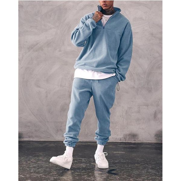men's tracksuits sweatshirts set men winter warm fashion 2021 jogger tracksuit solid stand collar sweatshirt casual 2 pieces sports sui, Gray
men's tracksuits sweatshirts set men winter warm fashion 2021 jogger tracksuit solid stand collar sweatshirt casual 2 pieces sports sui, Gray