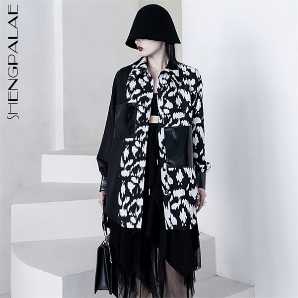 irregular cow print blouse women's spring lapel single breasted large size patchwork pu leather shirt 5b570 210427, White
irregular cow print blouse women's spring lapel single breasted large size patchwork pu leather shirt 5b570 210427, White