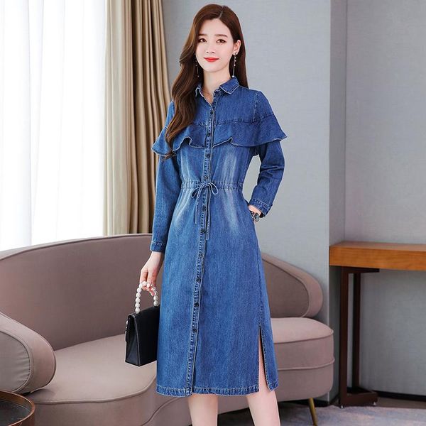 casual dresses 2021 spring jeans dress women long denim ladies ol office work autumn sleeves bodycon vestido, Black;gray
casual dresses 2021 spring jeans dress women long denim ladies ol office work autumn sleeves bodycon vestido, Black;gray