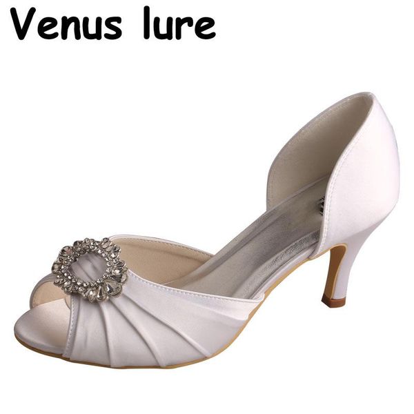 dress shoes handmade woman white wedding mid heel pumps peep toe bridal, Black
dress shoes handmade woman white wedding mid heel pumps peep toe bridal, Black
