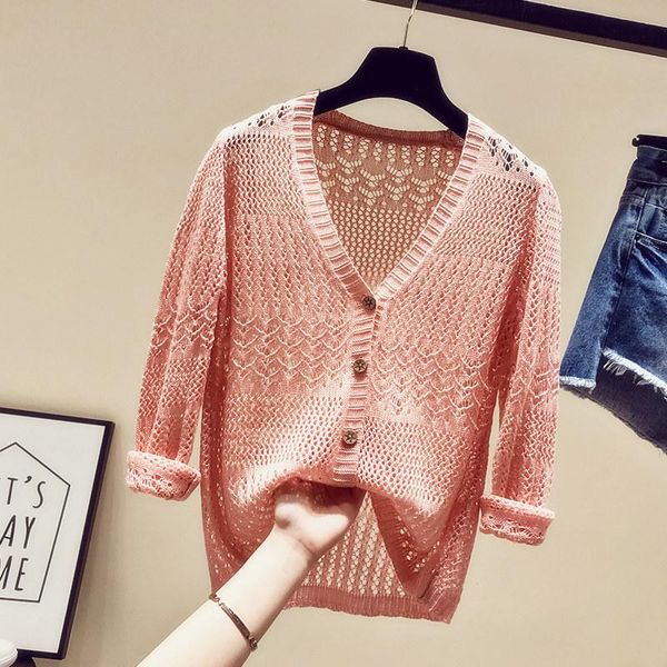 women's knits & tees thin ice silk knitted cardigan hollow fairy loose 2021 summer dress short sunscreen clothes overfire cec, White
women's knits & tees thin ice silk knitted cardigan hollow fairy loose 2021 summer dress short sunscreen clothes overfire cec, White