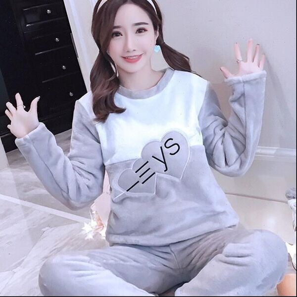 pajama thick flannel warm winter women sleepwear set long sleeve full trousers two piece pajamas animal, Black;red
pajama thick flannel warm winter women sleepwear set long sleeve full trousers two piece pajamas animal, Black;red