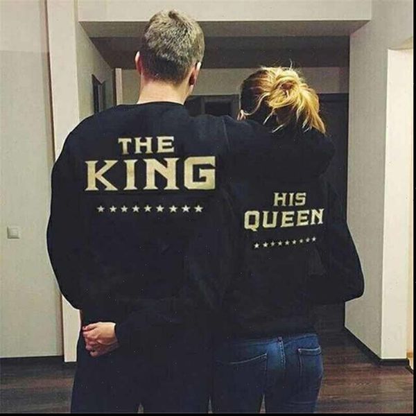 poshfeel womens sweatshirt king queen letter printed couple hoodies women men lovers couples casual pullovers, Black
poshfeel womens sweatshirt king queen letter printed couple hoodies women men lovers couples casual pullovers, Black