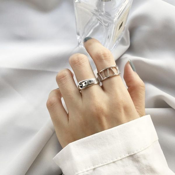 cluster rings wholesale punk vintage 100% authentic s925 sterling silver roamer /personality buckle shape ring band lady's j200, Golden;silver
cluster rings wholesale punk vintage 100% authentic s925 sterling silver roamer /personality buckle shape ring band lady's j200, Golden;silver