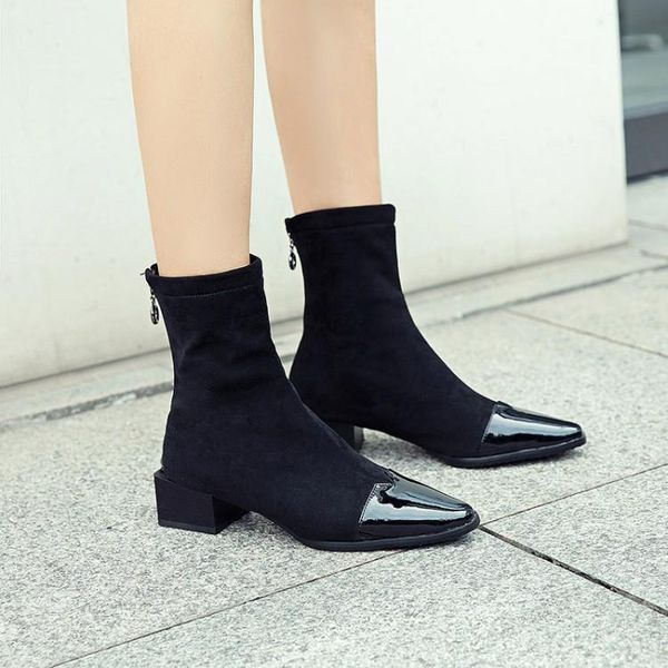 boots pink short european and american women's spring autumn single 2021 half middle heel student wint, Black
boots pink short european and american women's spring autumn single 2021 half middle heel student wint, Black