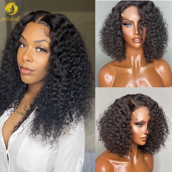 lace wigs mishell deep wave closure wig human hair frontal curly bob for women preplucked hairline 180 density, Black;brown
lace wigs mishell deep wave closure wig human hair frontal curly bob for women preplucked hairline 180 density, Black;brown