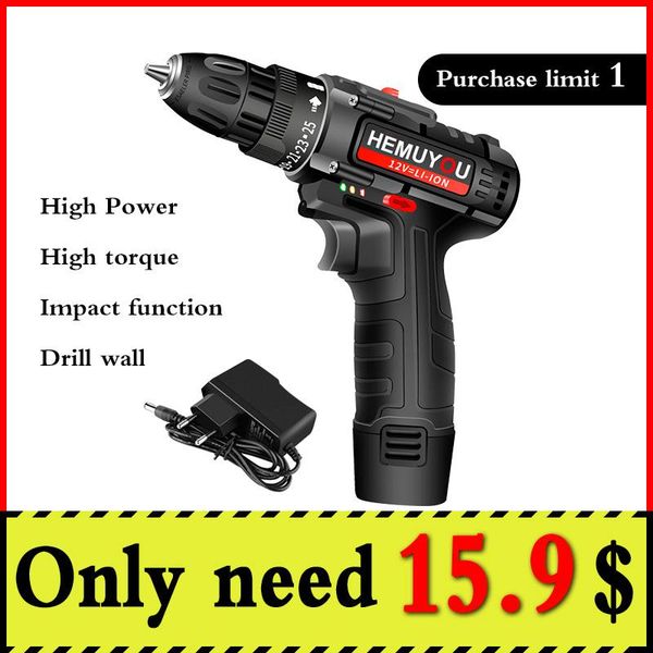 professiona electric drills 21v 16.8v 12v screwdriver cordless drill mini wireless power lithium-ion battery tools
professiona electric drills 21v 16.8v 12v screwdriver cordless drill mini wireless power lithium-ion battery tools