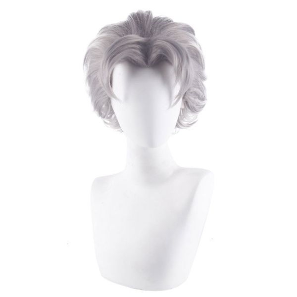 jojo's bizarre adventure koichi hirose gray short cosplay heat resistant synthetic hair carnival halloween party wigs+ wig cap, Black
jojo's bizarre adventure koichi hirose gray short cosplay heat resistant synthetic hair carnival halloween party wigs+ wig cap, Black