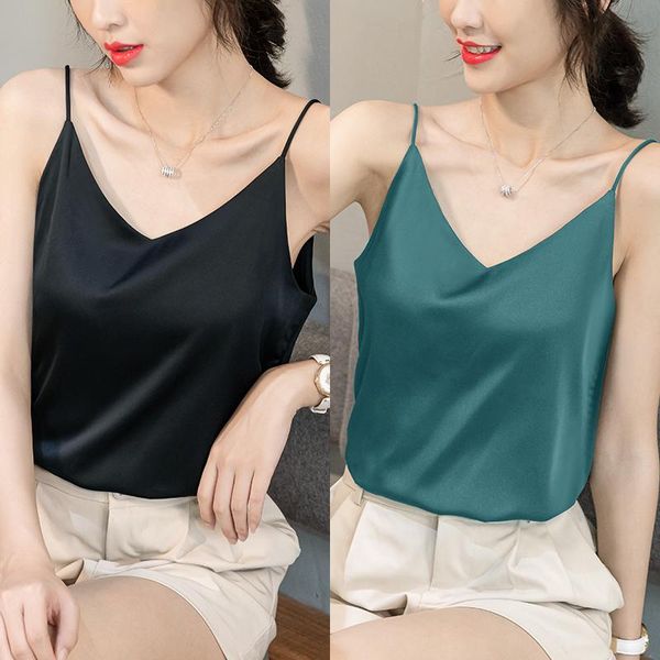 women's tanks & camis satin silk strap women halter v neck basic white cami sleeveless vest summer 2021 camisole plus size
women's tanks & camis satin silk strap women halter v neck basic white cami sleeveless vest summer 2021 camisole plus size