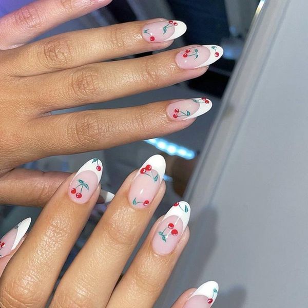 nail gel 24pcs cherry printed patch round head glue type removable long paragraph fashion manicure false, Red;pink
nail gel 24pcs cherry printed patch round head glue type removable long paragraph fashion manicure false, Red;pink