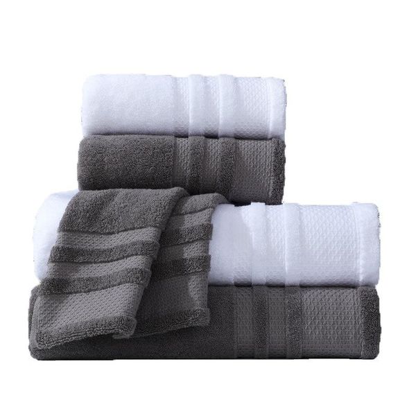 towel 100% cotton luxury soft bath towel, face set 140x70cm/35x75cm