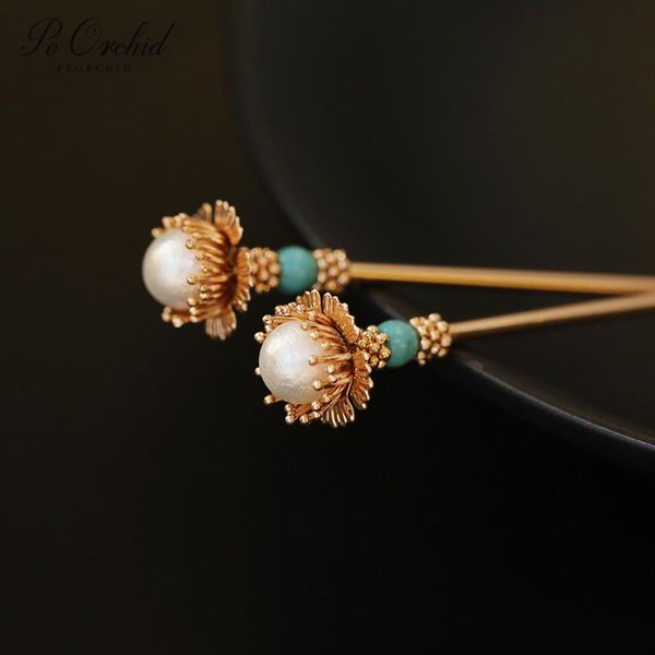hair clips & barrettes peorchid handmade hanfu hairpin retro wedding jewelry bridal headpieces flower pearls ancient chinese style sticks, Golden;silver
hair clips & barrettes peorchid handmade hanfu hairpin retro wedding jewelry bridal headpieces flower pearls ancient chinese style sticks, Golden;silver