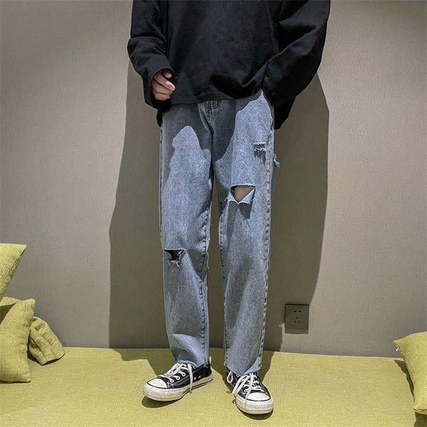 summer arrivals perforated jeans men's fashion korean quarter pants calca masculina light regular discount, Blue
summer arrivals perforated jeans men's fashion korean quarter pants calca masculina light regular discount, Blue