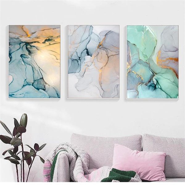 paintings abstract wall art beautiful turquoise and golden marbles nordic canvas posters prints for living room decoration
paintings abstract wall art beautiful turquoise and golden marbles nordic canvas posters prints for living room decoration