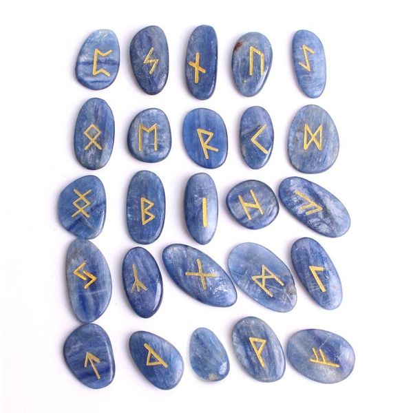 decorative objects & figurines 25pcs natural blue kyanite runes quartz crystal rune stones divination tools fortune-telling healing gift dec
decorative objects & figurines 25pcs natural blue kyanite runes quartz crystal rune stones divination tools fortune-telling healing gift dec